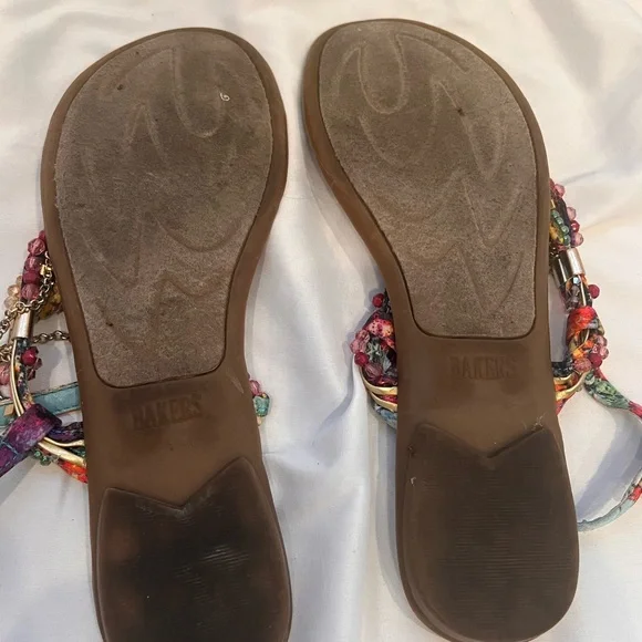 Very cute sandals, size 9 - Picture 3 of 3